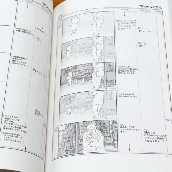 Satoshi Kon Tokyo Godfathers Storyboard Conte Collection