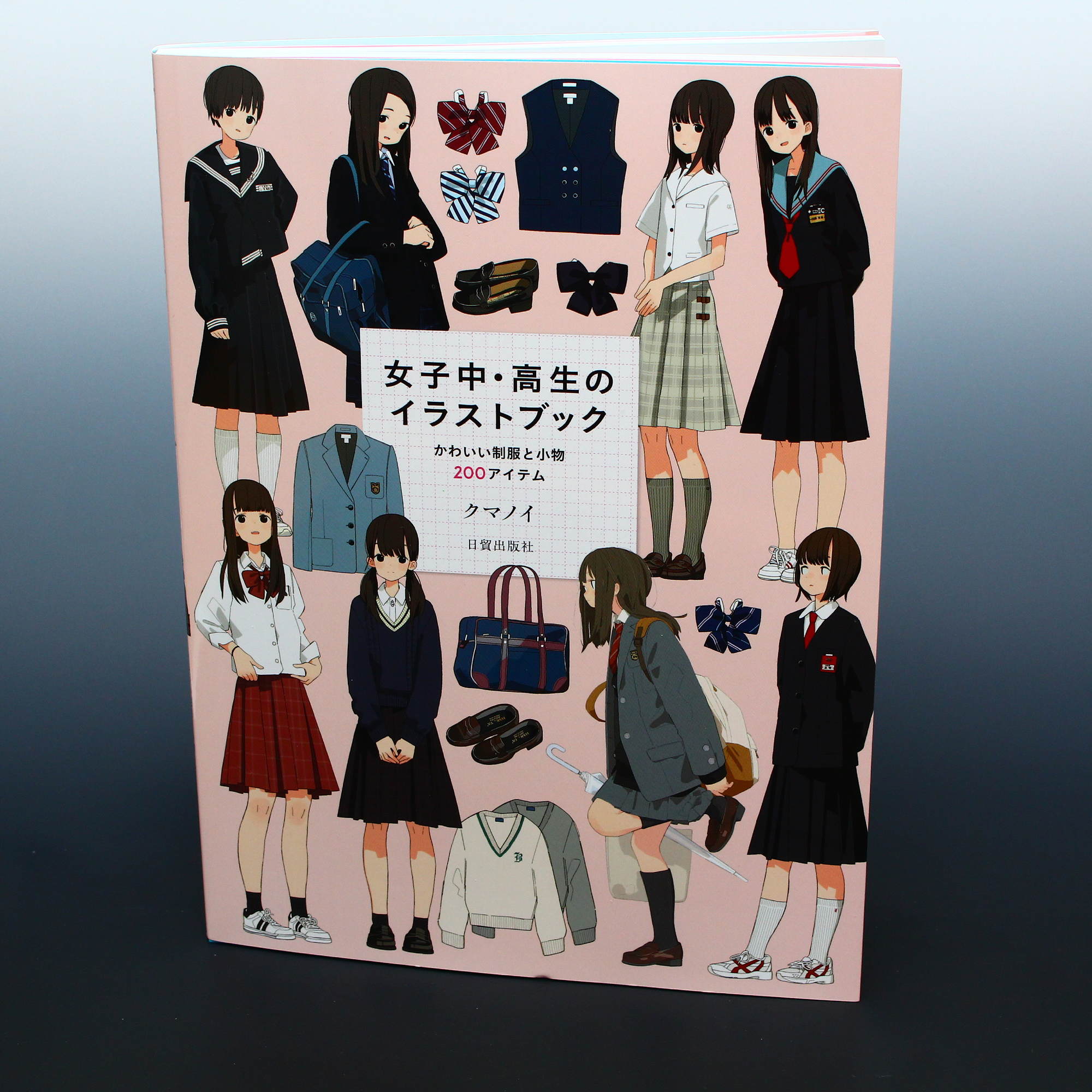 Schoolgirls Uniforms And Accessories Illustration Art Book